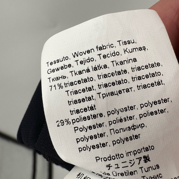 Marina Rinaldi Cady Slim Fit Trousers Pants Midnight Blue Size 27 Plus Size 18 - Picture 4 of 5